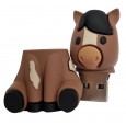 Paard USB-stick 8GB - Bruin
