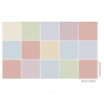 Ulticool Decoratie Sticker Tegels - Pastel Zacht Aquarel - Muurstickers - 15x15 cm - 15 stuks Plakfolie Tegelstickers - Plaktegels Zelfklevend - Sticktiles - Badkamer - Keuken 