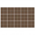 Ulticool Decoratie Sticker Tegels - Bruin Kaki Chocolade Muurstickers - 15x15 cm - 15 stuks Plakfolie Tegelstickers - Plaktegels Zelfklevend - Sticktiles - Badkamer - Keuken 