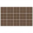 Ulticool Decoratie Sticker Tegels - Bruin Kaki Chocolade Muurstickers - 15x15 cm - 15 stuks Plakfolie Tegelstickers - Plaktegels Zelfklevend - Sticktiles - Badkamer - Keuken 
