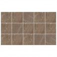 Ulticool Decoratie Sticker Tegels - Beige Marmer Sepia Bruin - Muurstickers - 15x15 cm - 15 stuks Plakfolie Tegelstickers - Plaktegels Zelfklevend - Sticktiles - Badkamer - Keuken 