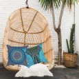 Ulticool - Buitenkussens - Mandala Blauw en Olifant Bohemian Hippie Ibiza Style  - Sierkussens Buiten Waterbestendig - Set van 2 Kussens 45 x 45 cm Vierkant 