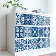 Ulticool Decoratie Sticker Tegels - Holland Blauw Wit Decoratie - 15x15 cm - 15 stuks Plakfolie Tegelstickers - Plaktegels Zelfklevend - Sticktiles - Badkamer - Keuken 