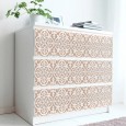 Ulticool Decoratie Sticker Tegels - Mandala Sepia Beige Accessoires Versiering Achterwand - 15x15 cm - 15 stuks Plakfolie Tegelstickers - Plaktegels Zelfklevend - Sticktiles - Badkamer - Keuken 