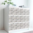 Ulticool Decoratie Sticker Tegels - Plakstrips Muur Baksteen Behang Sticktiles Marmer Wit Grijs - 15x15 cm - 15 stuks Plakfolie Tegelstickers - Plaktegels Zelfklevend - Sticktiles - Badkamer - Keuken