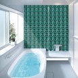 Ulticool Decoratie Sticker Tegels - Mozaiektegels Stenen Groen Zwembad Wand Mozaiek - 15x15 cm - 15 stuks Plakfolie Tegelstickers - Plaktegels Zelfklevend - Sticktiles - Badkamer - Keuken 