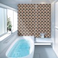 Ulticool Decoratie Sticker Tegels - Mozaiektegels Roze Sepia Bruin Beige Wand Mozaiek - 15x15 cm - 15 stuks Plakfolie Tegelstickers - Plaktegels Zelfklevend - Sticktiles - Badkamer - Keuken 