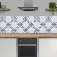 Ulticool Decoratie Sticker Tegels - Delfts Blauw Wit Nederland - 15x15 cm - 15 stuks Plakfolie Tegelstickers - Plaktegels Zelfklevend - Sticktiles - Badkamer - Keuken 