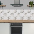 Ulticool Decoratie Sticker Tegels - Plakstrips Muur Baksteen Behang Sticktiles Marmer Wit Grijs - 15x15 cm - 15 stuks Plakfolie Tegelstickers - Plaktegels Zelfklevend - Sticktiles - Badkamer - Keuken