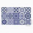 Ulticool Decoratie Sticker Tegels - Nederland Blauw Wit - 15x15 cm - 15 stuks Plakfolie Tegelstickers - Plaktegels Zelfklevend - Sticktiles - Badkamer - Keuken 