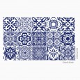Ulticool Decoratie Sticker Tegels - Nederland Blauw Wit - 15x15 cm - 15 stuks Plakfolie Tegelstickers - Plaktegels Zelfklevend - Sticktiles - Badkamer - Keuken 