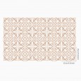 Ulticool Decoratie Sticker Tegels - Mandala Sepia Beige Accessoires Versiering Achterwand - 15x15 cm - 15 stuks Plakfolie Tegelstickers - Plaktegels Zelfklevend - Sticktiles - Badkamer - Keuken 