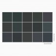 Ulticool Decoratie Sticker Tegels - Zwart Groen Paars  - 15x15 cm - 15 stuks Plakfolie Tegelstickers - Plaktegels Zelfklevend - Sticktiles - Badkamer - Keuken 