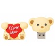 Teddybeer USB 3.0 Stick 64 GB met hart – I Love You - Hoge snelheid