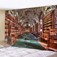 Ulticool - Bibliotheek Boeken Bibliotheekkast Library - Wandkleed - 200x150 cm - Groot wandtapijt - Poster