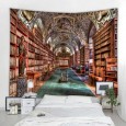 Ulticool - Bibliotheek Boeken Bibliotheekkast Library - Wandkleed - 200x150 cm - Groot wandtapijt - Poster