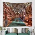 Ulticool - Bibliotheek Boeken Bibliotheekkast Library - Wandkleed - 200x150 cm - Groot wandtapijt - Poster