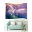 Ulticool - Eenhoorn Unicorn Paard Vleugels - Wandkleed - 200x150 cm - Groot wandtapijt - Poster - slaapkamer kinderen - Roze