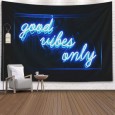 Ulticool - Good Vibes Only - Wandkleed - 200x150 cm - Groot wandtapijt - Poster