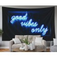 Ulticool - Good Vibes Only - Wandkleed - 200x150 cm - Groot wandtapijt - Poster