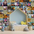 Ulticool Decoratie Sticker Tegels - Joy & Happiness - 15x15 cm - 15 stuks Zelfklevende Plakfolie Tegelstickers - Achterwand voor de Muur Badkamer - Keukenwand Keuken - Plaktegels Zelfklevend - Sticktiles