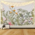 Ulticool - Natuur Bloemen Vintage Kleurrijk - Wandkleed - 200x150 cm - Groot wandtapijt - Poster