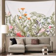 Ulticool - Natuur Bloemen Vintage Kleurrijk - Wandkleed - 200x150 cm - Groot wandtapijt - Poster