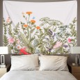 Ulticool - Natuur Bloemen Vintage Kleurrijk - Wandkleed - 200x150 cm - Groot wandtapijt - Poster