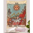 Ulticool - Zon Natuur Bloemen Tarot Horoscoop Vintage Retro  - Wandkleed - 200x150 cm - Groot wandtapijt - Poster