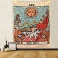 Ulticool - Zon Natuur Bloemen Tarot Horoscoop Vintage Retro  - Wandkleed - 200x150 cm - Groot wandtapijt - Poster