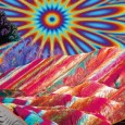 Ulticool - Bergen Zon Natuur - Bohemian Psychedelisch - Hippie Boheems - Wandkleed - Groot wandtapijt - 200x150 cm - Poster