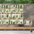 Ulticool - Planten in Plantenpotten Cactus Plant Natuur - Wandkleed  Poster - 200x150 cm - Groot wandtapijt -  Tuinposter Tapestry