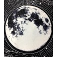 Ulticool - Maan Sterren Natuur Wolken Bohemian Psychedelische bergen - Wandkleed - 200x150 cm - Groot wandtapijt - Poster