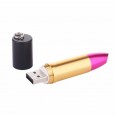 USB-stick lippenstift goud / roze 16GB