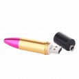 USB-stick lippenstift goud / roze 16GB