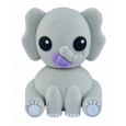 USB-stick schattige olifant - Baby met Speen Lila Fiep - 16 GB Flash Drive - Memory Stick Data Opslag - Grijs