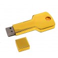 USB-stick Sleutel goud metaal 8GB