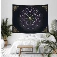 Ulticool - Zodiac Signs Astrologie Gothic Mandala - Wandkleed - 200x150 cm - Groot wandtapijt - Poster