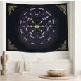 Ulticool - Zodiac Signs Astrologie Gothic Mandala - Wandkleed - 200x150 cm - Groot wandtapijt - Poster