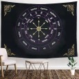 Ulticool - Zodiac Signs Astrologie Gothic Mandala - Wandkleed - 200x150 cm - Groot wandtapijt - Poster