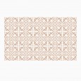Ulticool Decoratie Sticker Tegels - Mandala Sepia Beige Accessoires Versiering Achterwand - 15x15 cm - 15 stuks Plakfolie Tegelstickers - Plaktegels Zelfklevend - Sticktiles - Badkamer - Keuken 