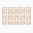 Ulticool Decoratie Sticker Tegels - Mandala Sepia Beige Accessoires Versiering Achterwand - 15x15 cm - 15 stuks Plakfolie Tegelstickers - Plaktegels Zelfklevend - Sticktiles - Badkamer - Keuken 