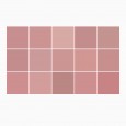Ulticool Decoratie Sticker Tegels - Roze Zalm Oudroze Pink - 15x15 cm - 15 stuks Plakfolie Tegelstickers - Plaktegels Zelfklevend - Sticktiles - Badkamer - Keuken 