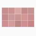 Ulticool Decoratie Sticker Tegels - Roze Zalm Oudroze Pink - 15x15 cm - 15 stuks Plakfolie Tegelstickers - Plaktegels Zelfklevend - Sticktiles - Badkamer - Keuken 
