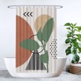 Ulticool Douchegordijn - Zon Abstract Natuur Boho Bohemian - 120 x 180 cm - met 8 ringen 