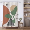 Ulticool Douchegordijn - Zon Abstract Natuur Boho Bohemian - 120 x 180 cm - met 8 ringen 