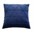 Ulticool  - Zachte Kussenhoes Blauw  –  Set van 2 Kussens - Exclusief Kussenvulling - Sierkussens 45x45 cm - Sierkussenhoes Accessoires - Kussentjes Bank voor Decoratie Woonkamer Slaapkamer 